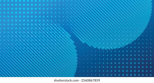 Minimal geometric background. Dynamic blue shapes composition with white lines. Abstract background modern hipster futuristic graphic. Vector abstract background texture design  bright poster