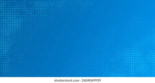 Minimal geometric background. Dynamic blue shapes composition with white lines. Abstract background