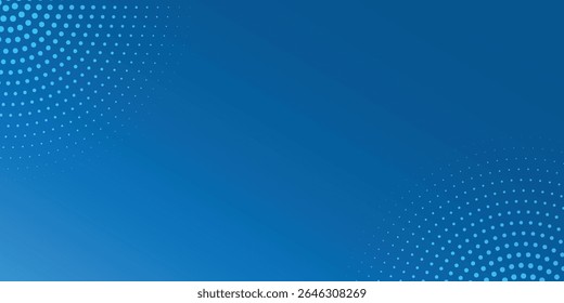 Minimal geometric background. Dynamic blue shapes composition with white lines. Abstract background modern hipster futuristic graphic arts dot
