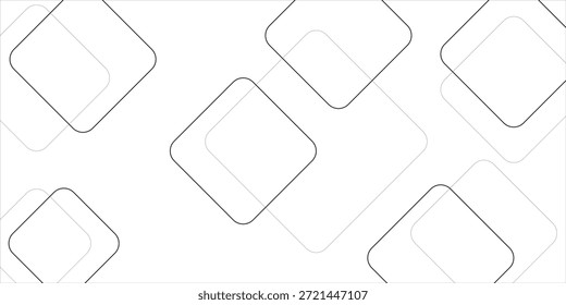 Minimal geometric background. Dynamic blue shapes composition with white lines. Abstract background modern hipster futuristic graphic.