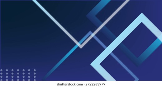 Minimaler geometrischer Hintergrund. Dynamische blaue Formen Zusammensetzung mit bunten Rechtecken. Abstrakter Hintergrund moderne Hipster futuristische Grafik. Vektorabstraktes Hintergrundtexturdesign, Poster, Banner
