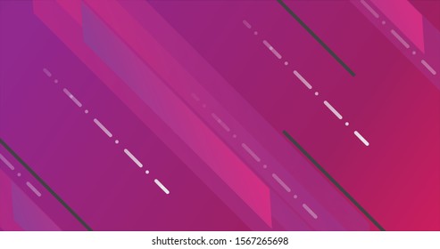 Minimal geometric background dynamic design.