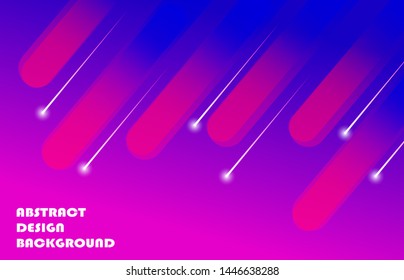 Minimal geometric background. Dynamic form composition. with dominant blue color. -vector