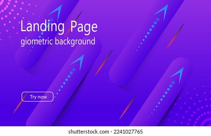 Minimal Geometric Background Dynamic Shape Composition Vector EPS10