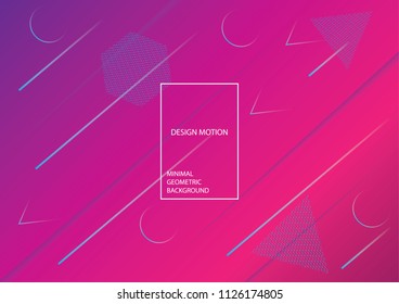 Minimal geometric background. Dynamic shapes composition. Eps10 vector
