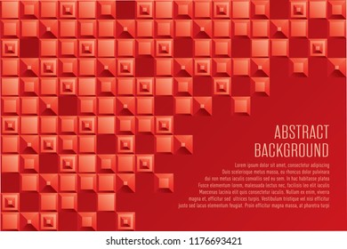Minimal geometric background. Dynamic shapes composition