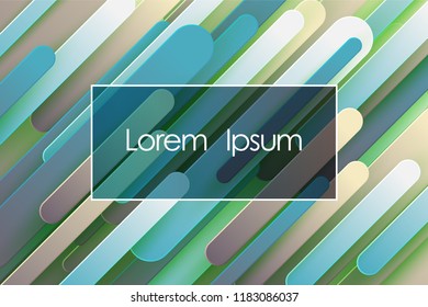 Minimal geometric background. Dynamic shapes motion composition. Eps10 vector.