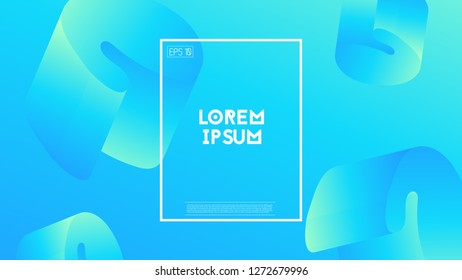 Minimal geometric background. Dynamic shapes with gradients. Eps10 vector.