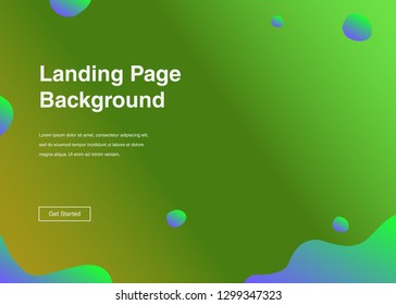 Minimal geometric background Dynamic shapes composition for landing page