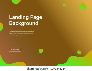 Minimal geometric background Dynamic shapes composition for landing page