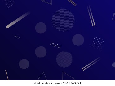 Minimal geometric background. Dynamic shapes design. Minimalistic vector composition.
