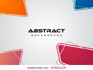 Minimal geometric background. Dynamic shapes composition. Eps10 vector. - Vector