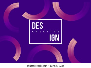 Minimal geometric background. Dynamic shapes composition. Eps10 vector. - Vector