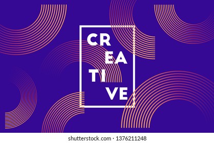 Minimal geometric background. Dynamic shapes composition. Eps10 vector. - Vector