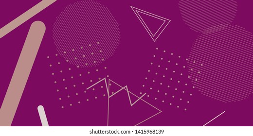 Minimal geometric background. Dynamic shapes design. Minimalistic vector composition.