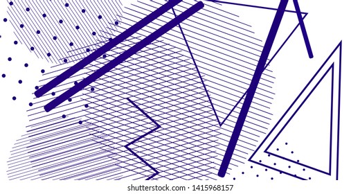 Minimal geometric background. Dynamic shapes design. Minimalistic vector composition.
