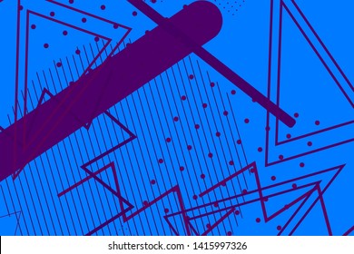 Minimal geometric background. Dynamic shapes design. Minimalistic vector composition.