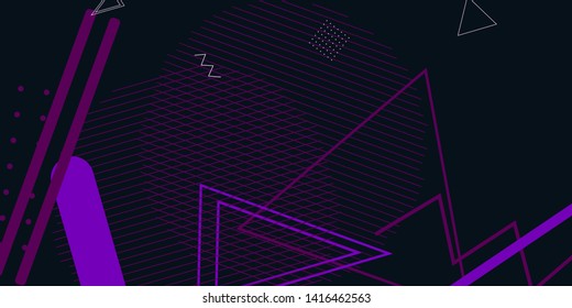 Minimal geometric background. Dynamic shapes design. Minimalistic vector composition.
