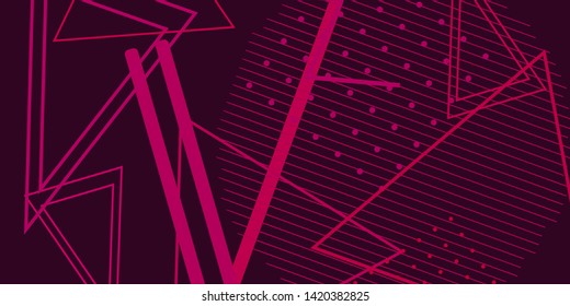 Minimal geometric background. Dynamic shapes design. Minimalistic vector composition.