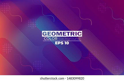 Minimal geometric background. Dynamic shapes composition. Applicable for gift card, cover poster, on wall template,  landing page, ui, ux ,coverbook,  baner, social media posted