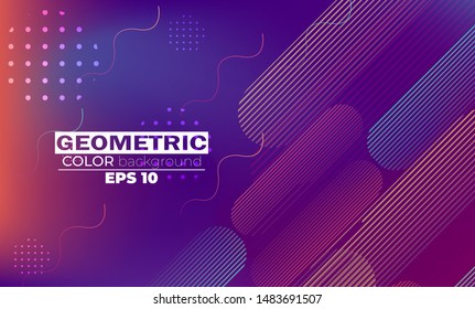 Minimal geometric background. Dynamic shapes composition. Applicable for gift card, cover poster, on wall template,  landing page, ui, ux ,coverbook,  baner, social media posted