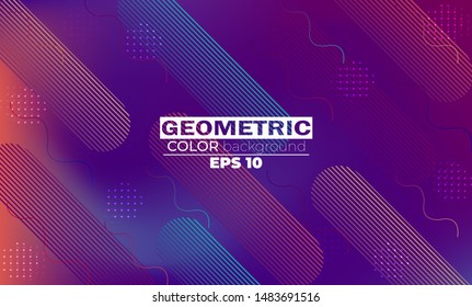 Minimal geometric background. Dynamic shapes composition. Applicable for gift card, cover poster, on wall template,  landing page, ui, ux ,coverbook,  baner, social media posted