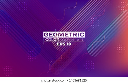 Minimal geometric background. Dynamic shapes composition. Applicable for gift card, cover poster, on wall template,  landing page, ui, ux ,coverbook,  baner, social media posted