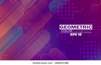 Minimal geometric background. Dynamic shapes composition. Applicable for gift card, cover poster, on wall template,  landing page, ui, ux ,coverbook,  baner, social media posted