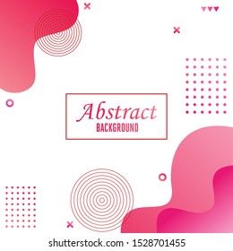 Minimal Geometric Background. Dynamic Shapes Composition
