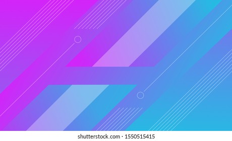Minimal geometric background. Dynamic shapes composition. Eps10 vector.