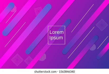 Minimal geometric background. Dynamic shapes composition,  vector, eps 10