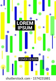 Minimal geometric background. Dynamic shapes composition. colorful pattern geometric shapes composition, vector covers design.