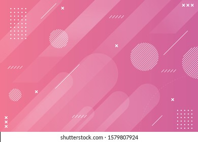 Minimal geometric background. Dynamic shapes composition