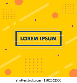 Minimal geometric background. Dynamic shapes composition. Eps10 vector