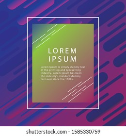 Minimal geometric background. Dynamic shapes composition