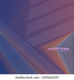 Minimal geometric background. Dynamic shapes composition. Eps10 vector.