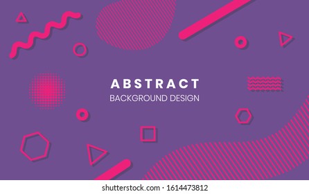 Minimal geometric background. Dynamic shapes composition. Eps10 vector.
