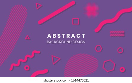 Minimal geometric background. Dynamic shapes composition. Eps10 vector.