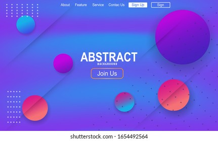 Minimal geometric background. Dynamic shapes composition