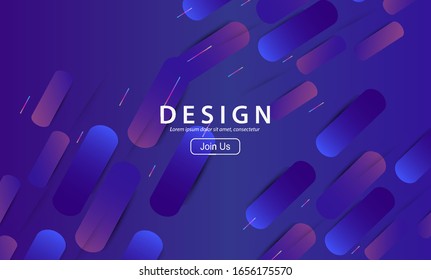 Minimal geometric background. Dynamic shapes composition.
