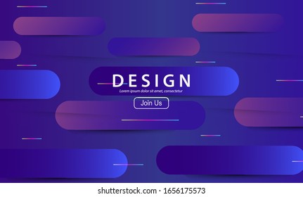 Minimal geometric background. Dynamic shapes composition.