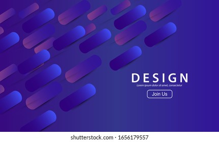 Minimal geometric background. Dynamic shapes composition.