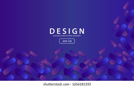Minimal geometric background. Dynamic shapes composition.