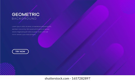 Minimal geometric background. Dynamic shapes composition. Eps10 vector.