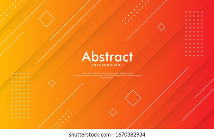 Minimal geometric background. Dynamic shapes composition.