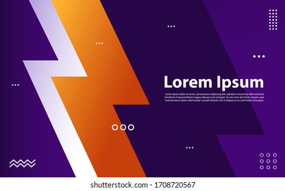 Minimal geometric background. Dynamic shapes composition.