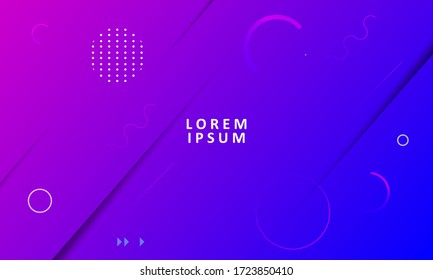 Minimal geometric background. Dynamic shapes composition. Eps10 vector