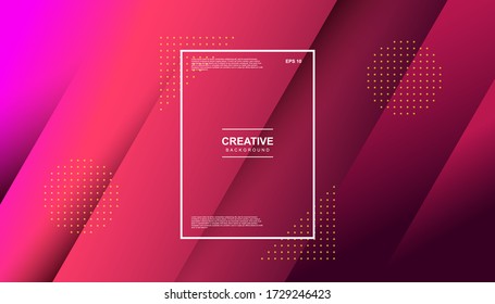 Minimal geometric background. Dynamic shapes composition. Eps10 vector.