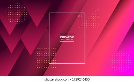 Minimal geometric background. Dynamic shapes composition. Eps10 vector.
