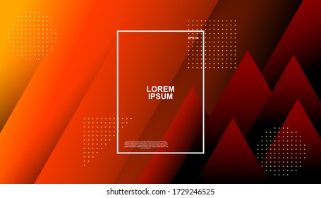Minimal geometric background. Dynamic shapes composition. Eps10 vector.